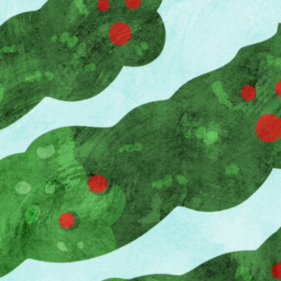 Christmas Mail card inside left