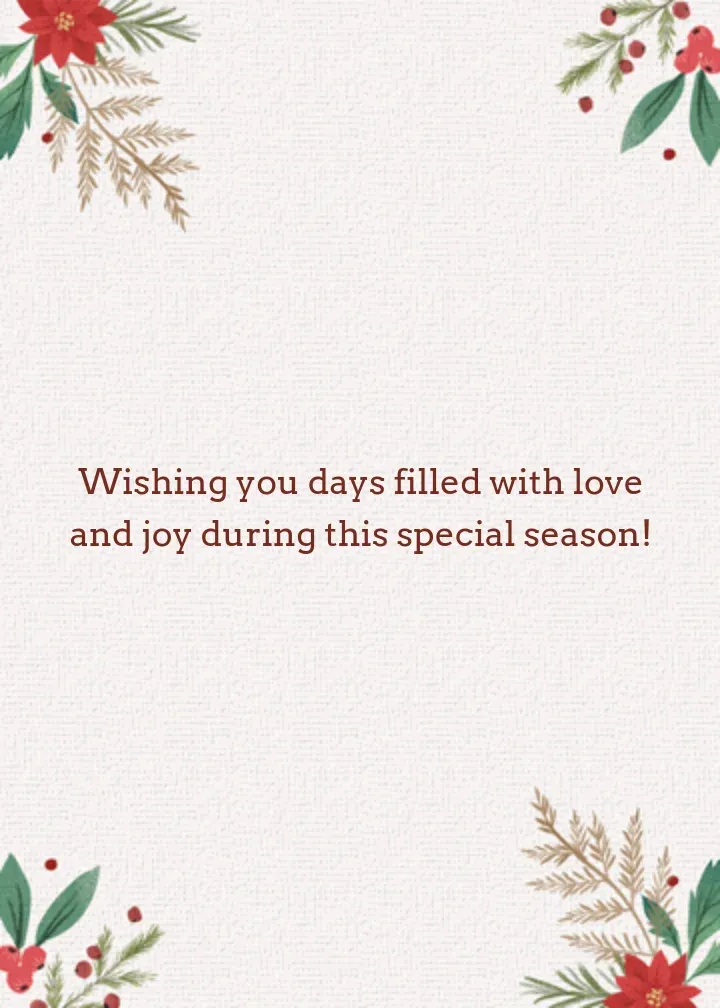 Most Wonderful Time Script card inside right