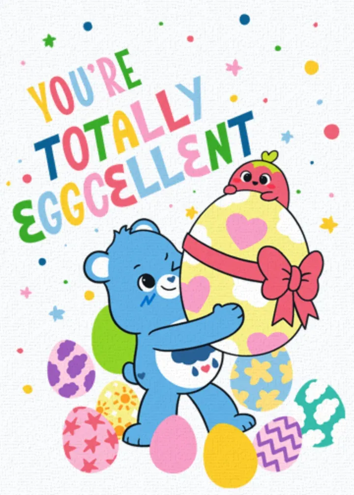 Care Bears | Easter card front