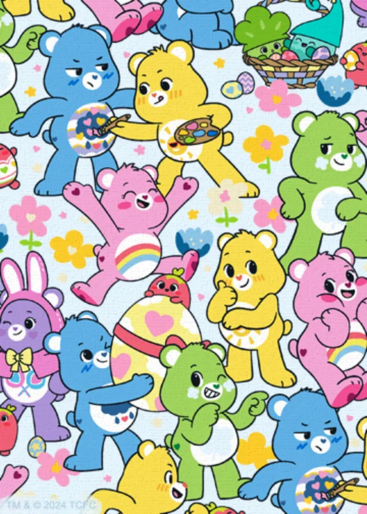 Care Bears | Easter card inside left