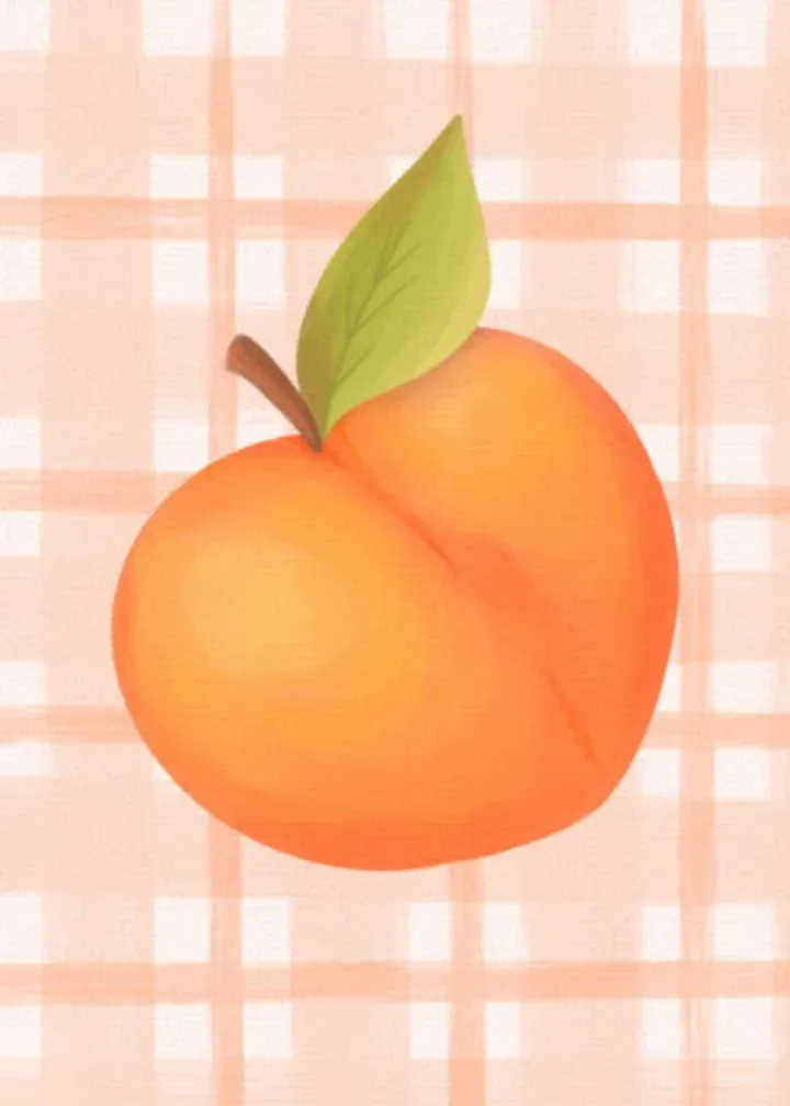 Appreciation Peach card inside left