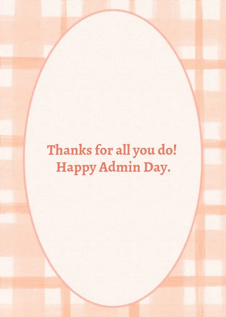 Appreciation Peach card inside right