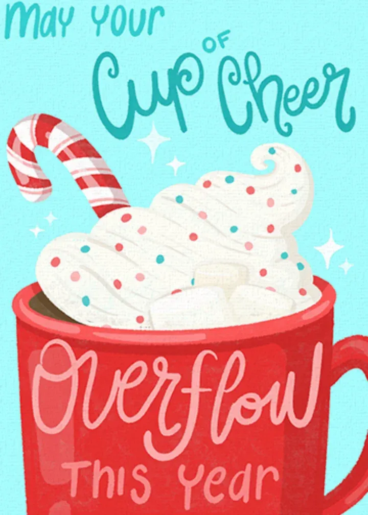 Coffee Cup of Cheer card front