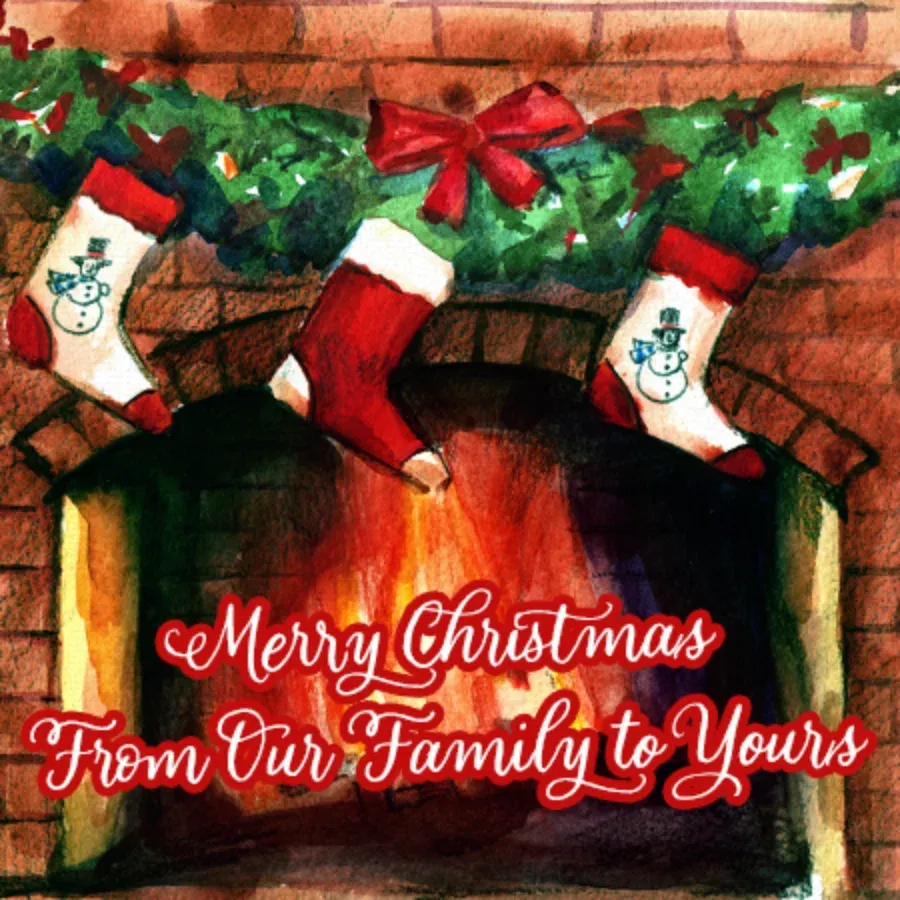 From Our Family to Yours card front