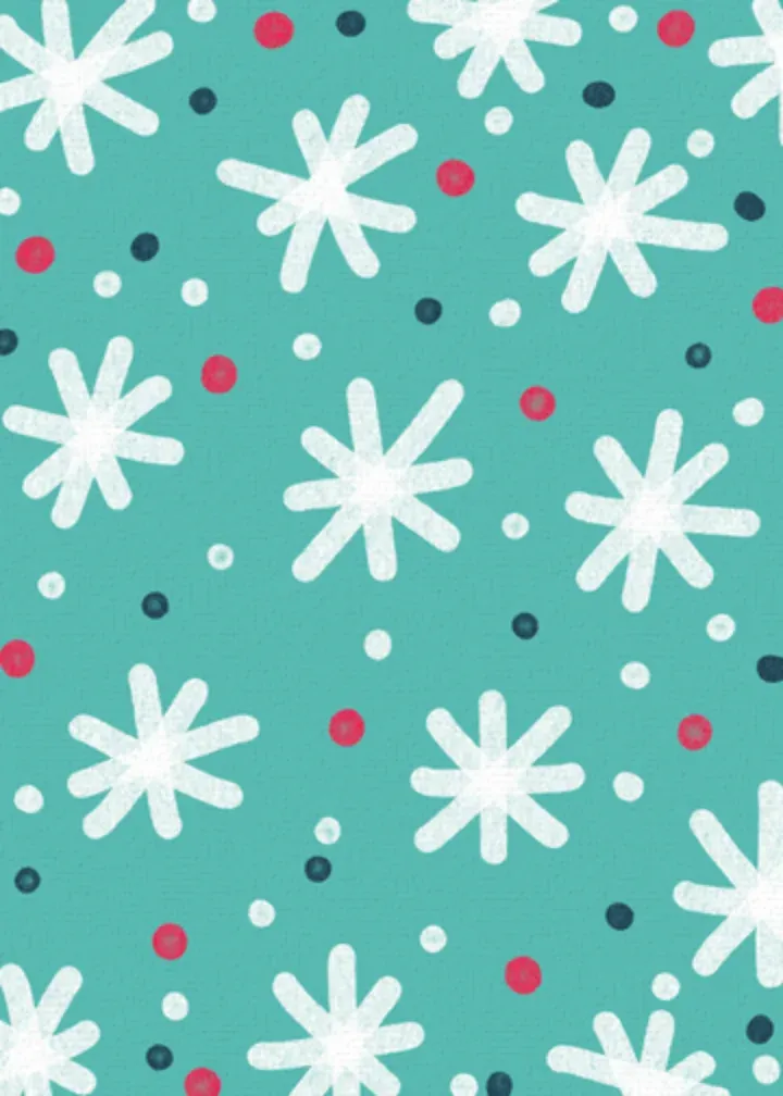 Merry Christmas Friend Thanks card inside left