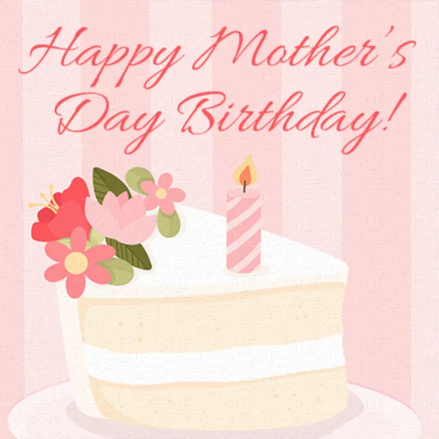 Mother's Day Birthday card front