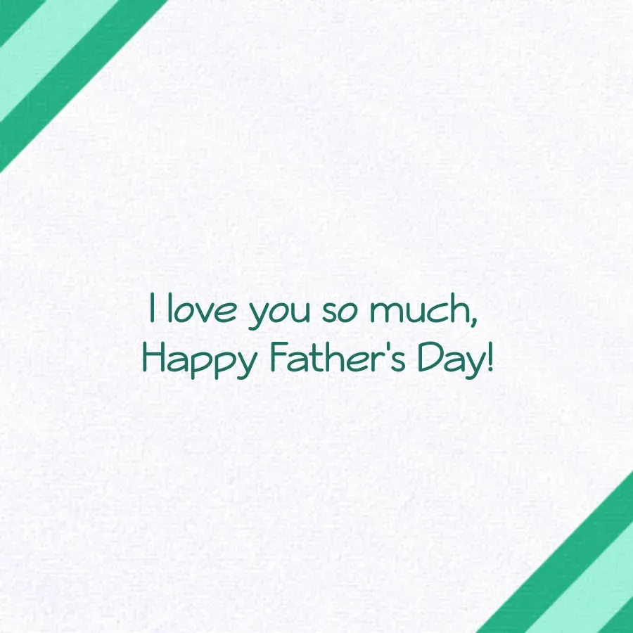 Bagel Father's Day card inside right