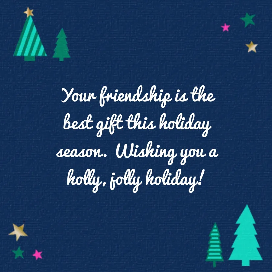 Barbie | Season's Greetings card inside right