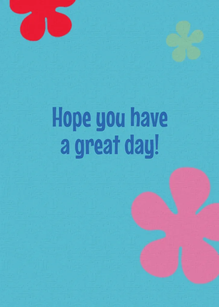 SpongeBob Birthday card inside right