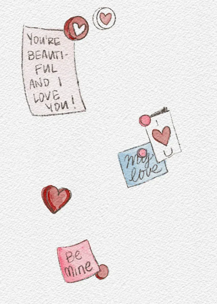 Love Notes card inside left