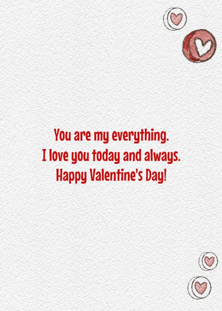 Love Notes card inside right