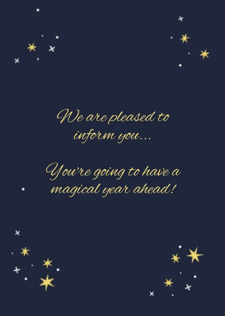 Harry Potter Birthday card inside right