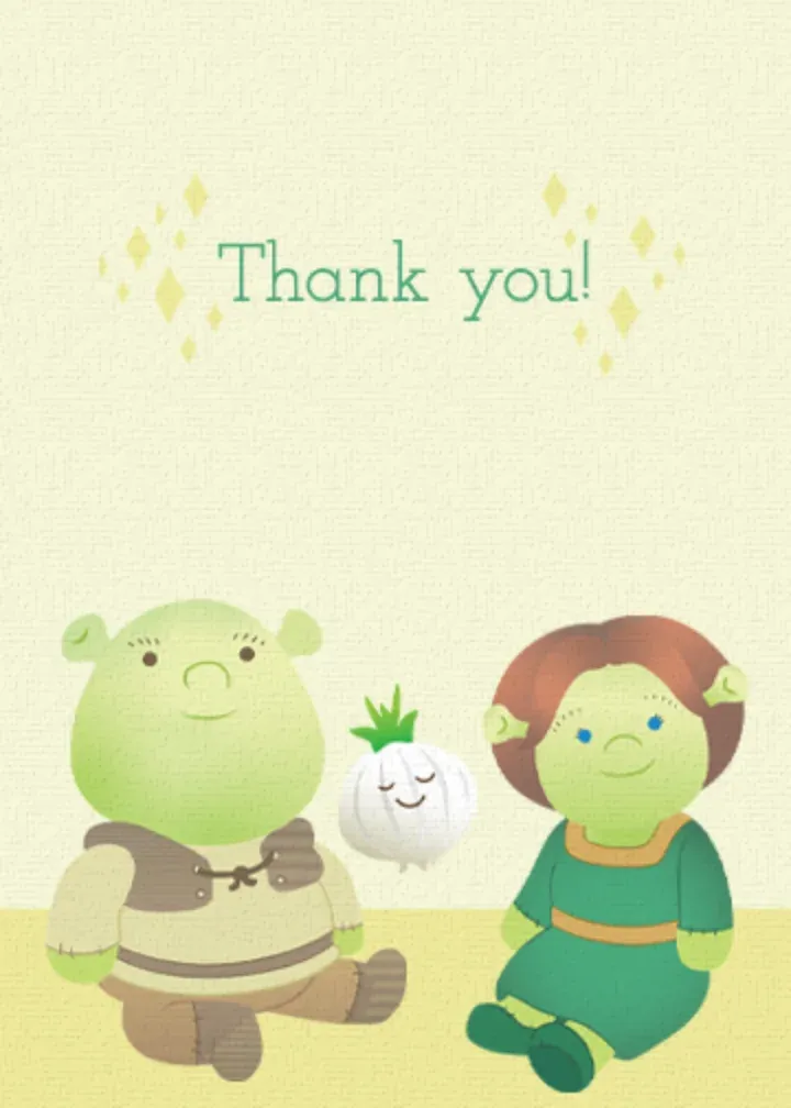 Shrek | Baby card front
