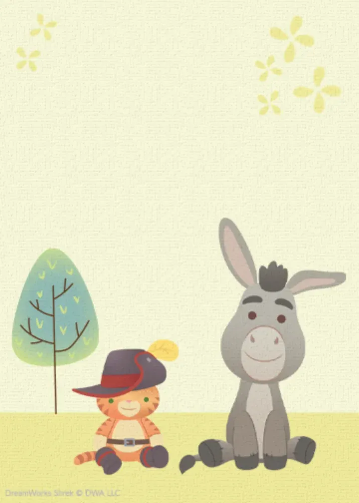 Shrek | Baby card inside left