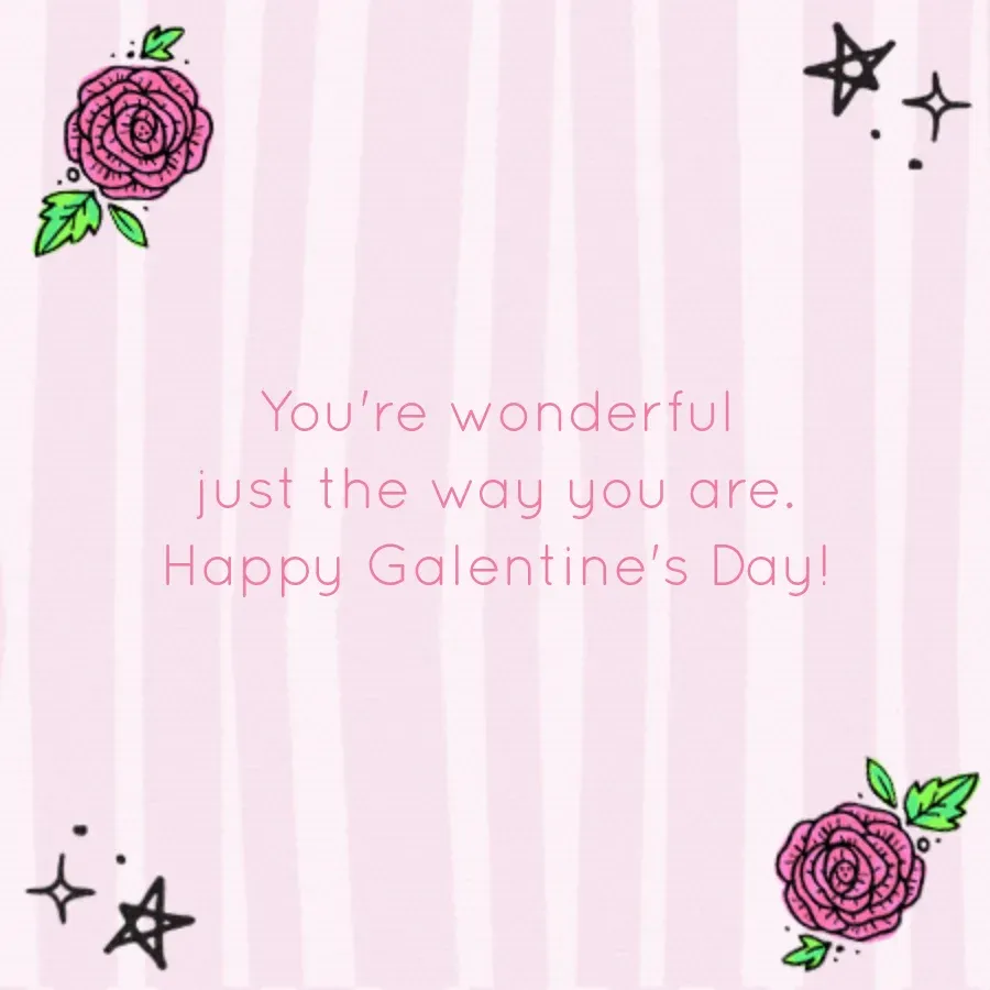 Wicked | Galentine card inside right