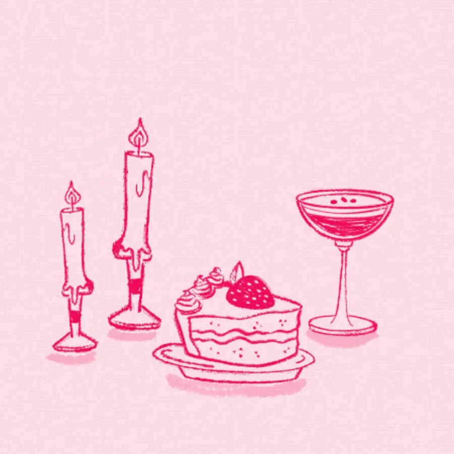 Galentine's Favorite card inside left