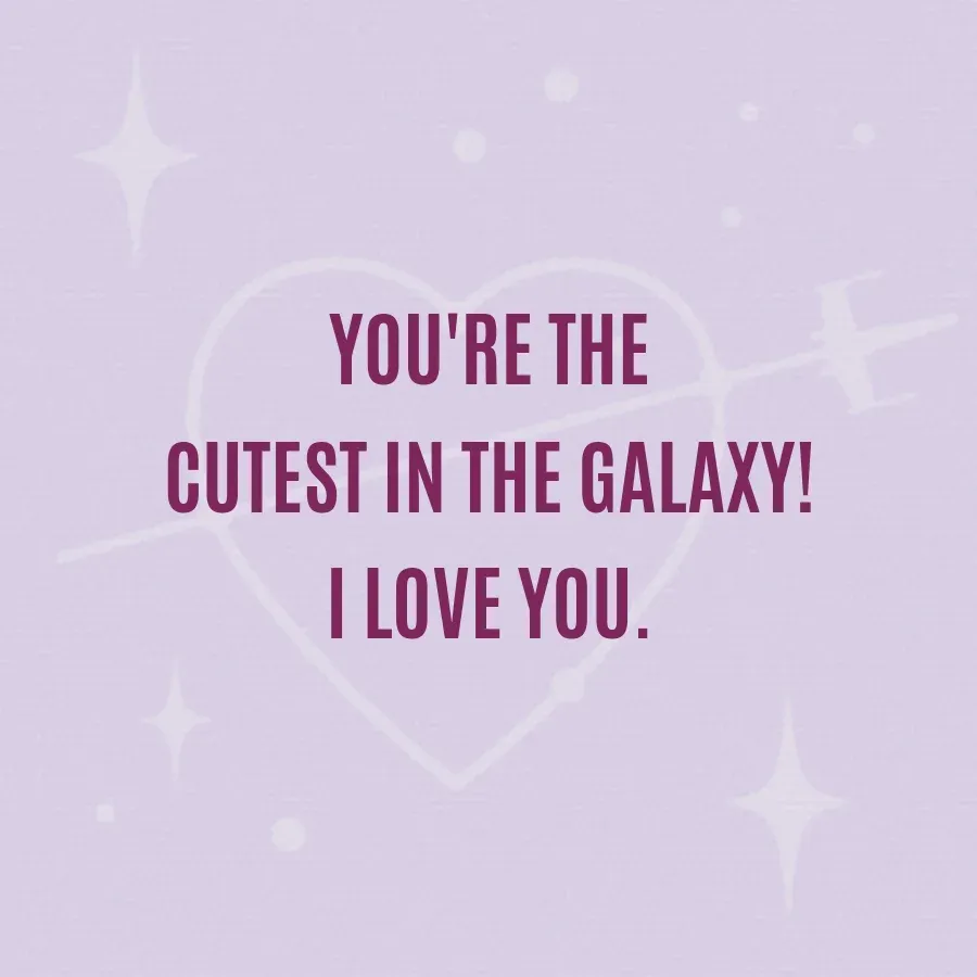 Mandalorian Valentine card inside right