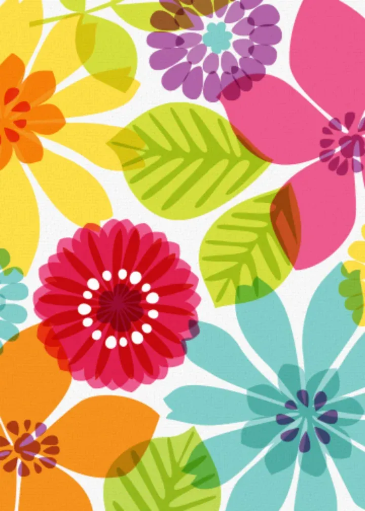 Floral Paradise card inside left