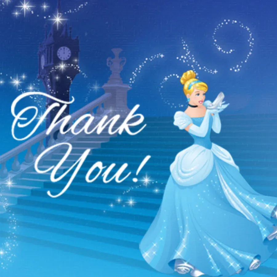 Thank You Cinderella card front