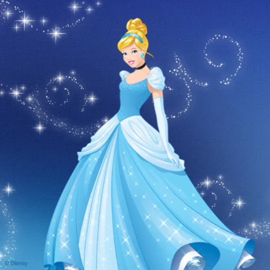 Thank You Cinderella card inside left