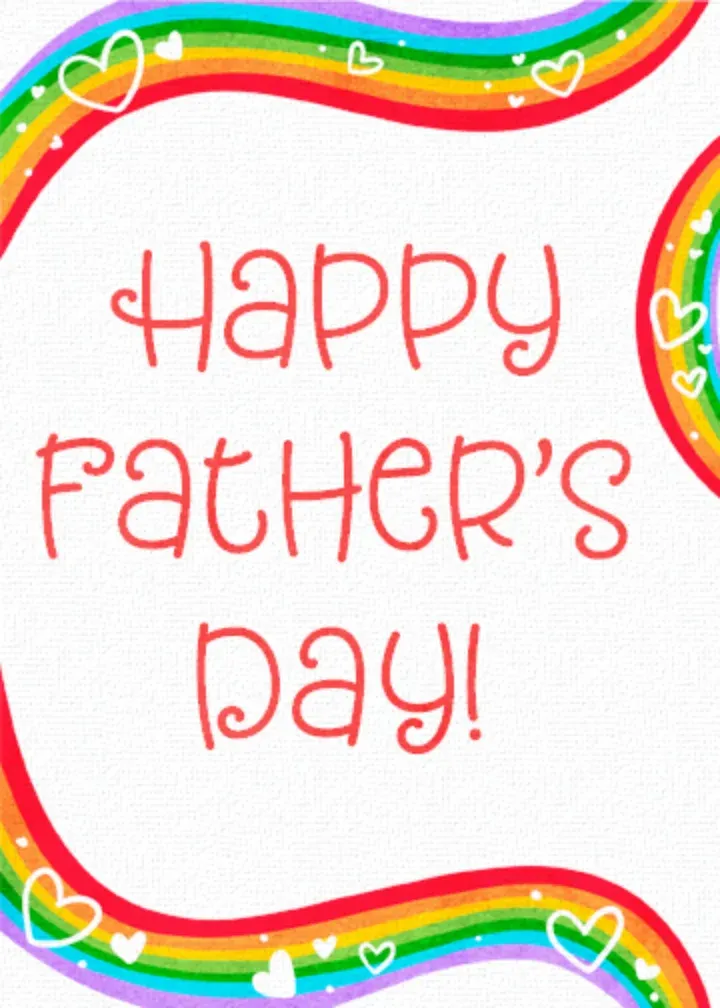 Father's Day Pride card front