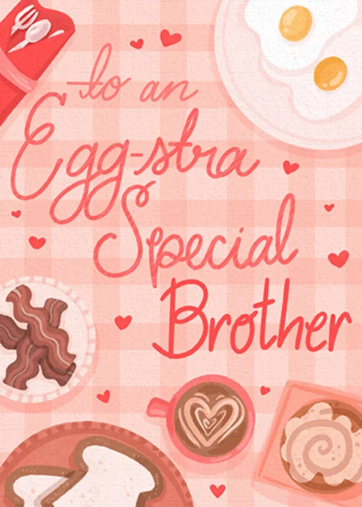Brother Brunch card front