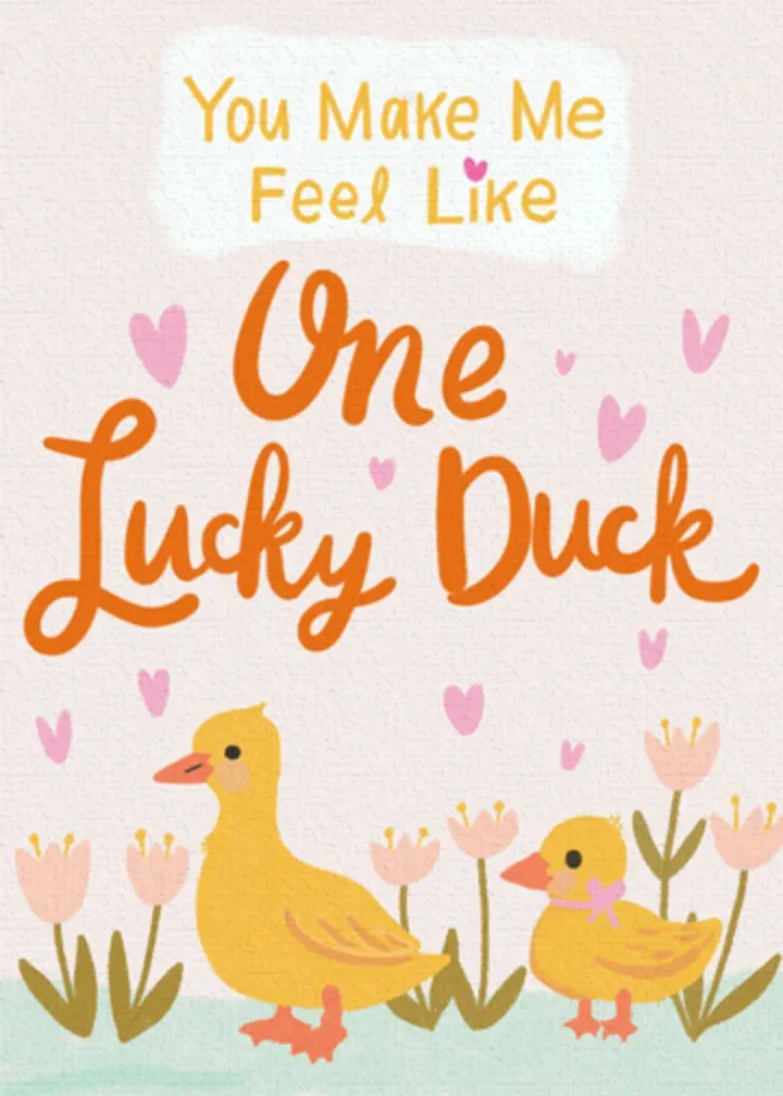 Lucky Duck card front