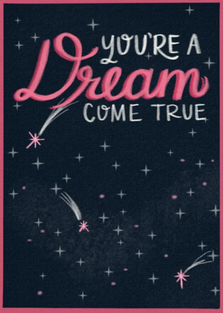 Dream Come True card front