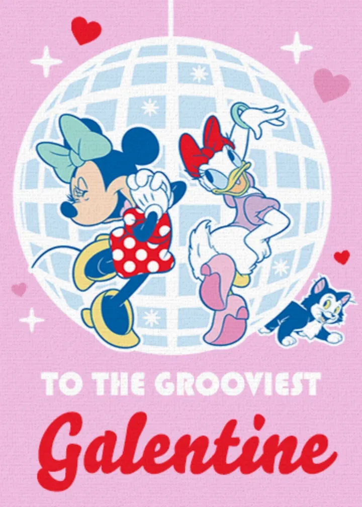 Minnie & Daisy Galentine card front