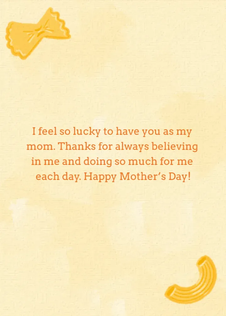 Pasta Mom card inside right