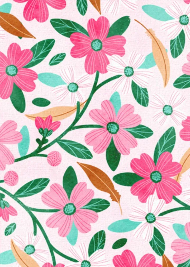 Mother's Day Birds card inside left