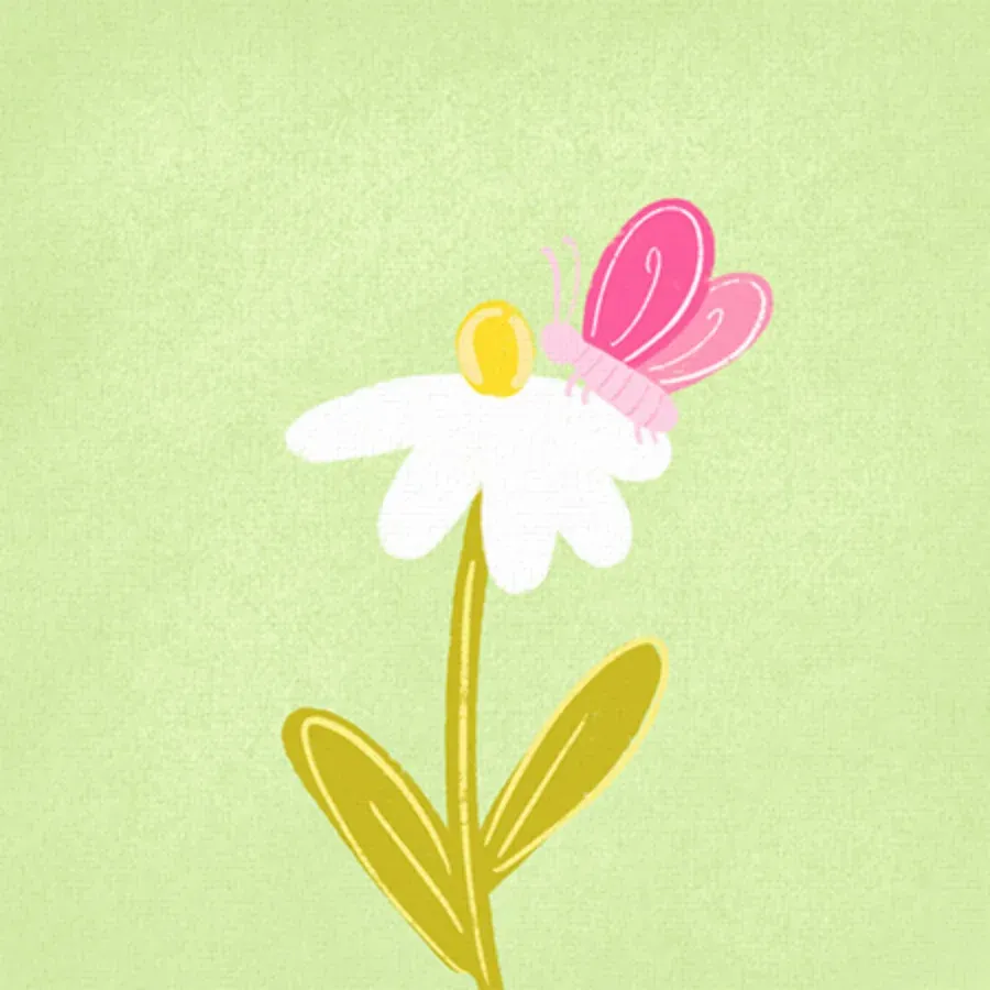 Butterfly Wings Mom card inside left