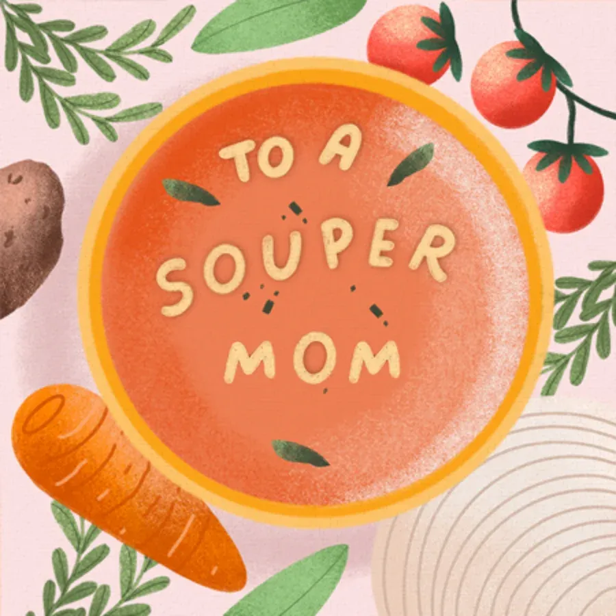 Souper Mom card front