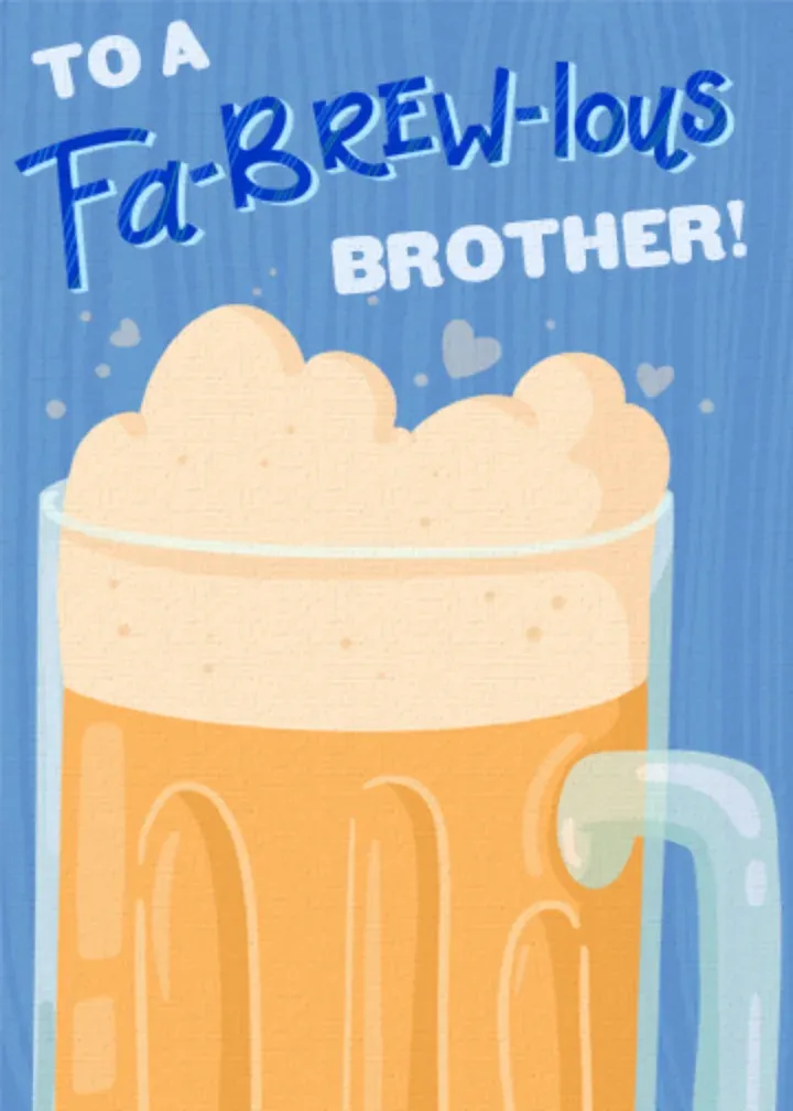 Brew Brother card front