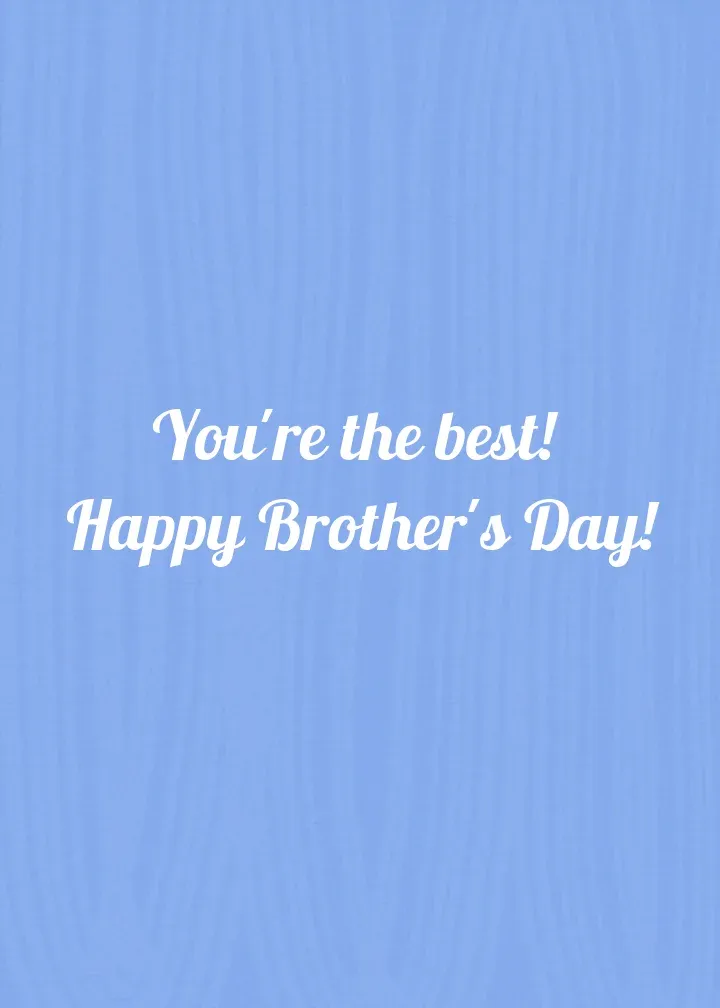 Brew Brother card inside right