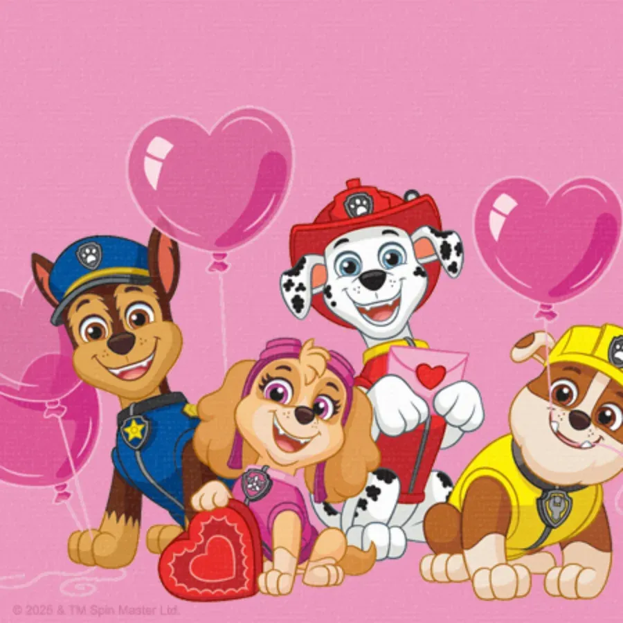 PAW Patrol | Valentine's Day card inside left