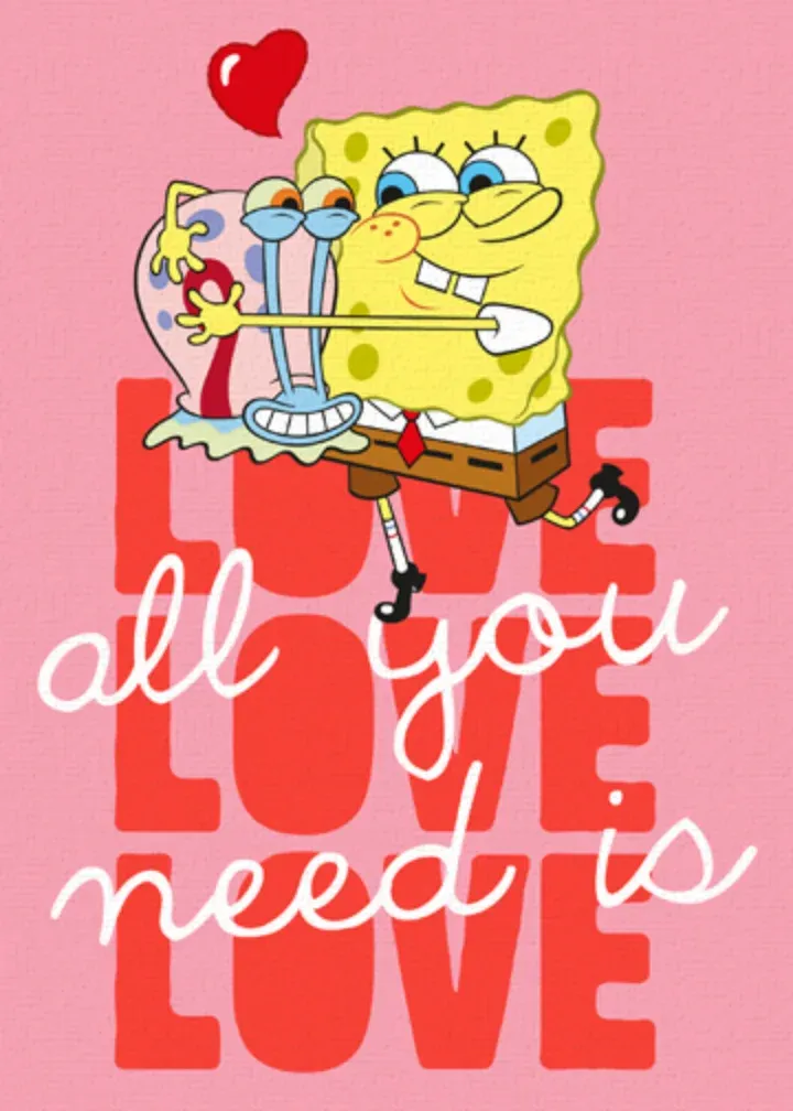 SpongeBob | Valentine's Day card front