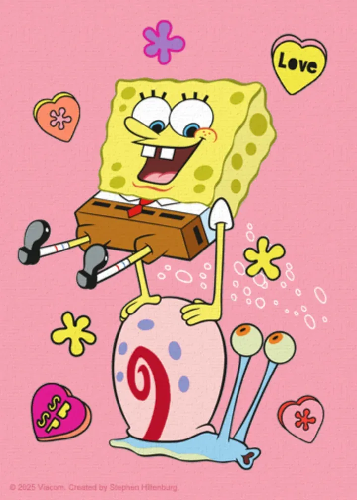 SpongeBob | Valentine's Day card inside left