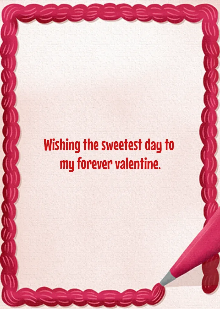 Baking Valentine card inside right