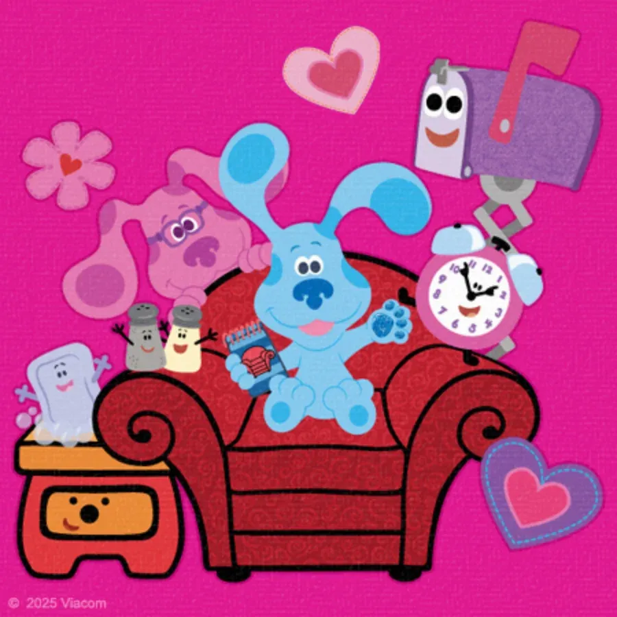 Blue's Clues | Valentine card inside left