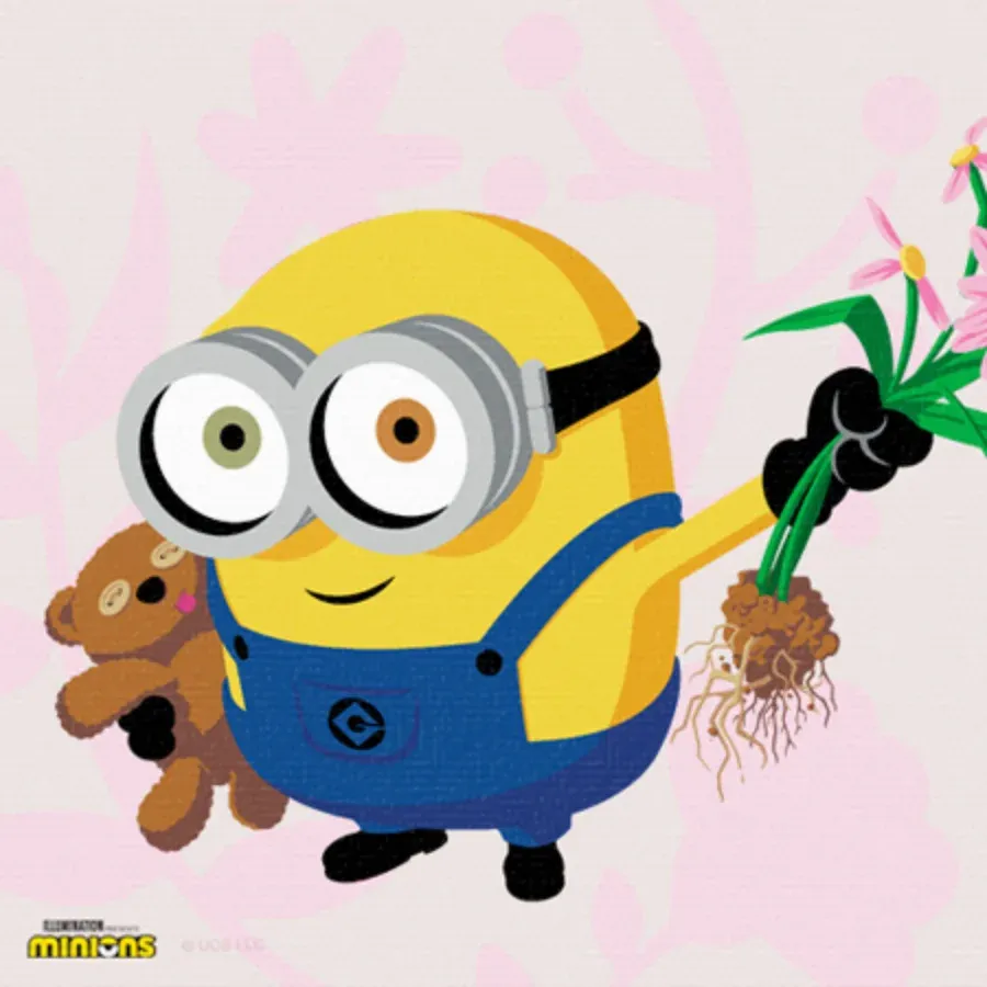 Minions | Happy Mother's Day card inside left