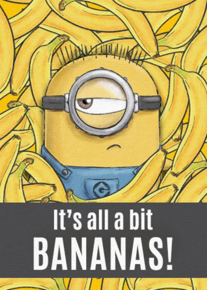 Minions | Bad Mood Bananas card front