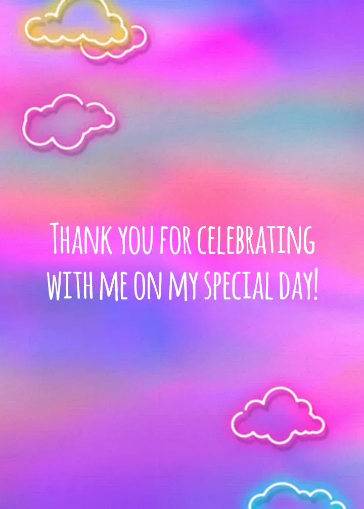 Thanks Trolls card inside right