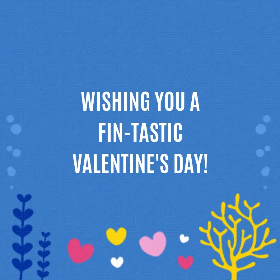 Baby Shark | Valentine's Day card inside right