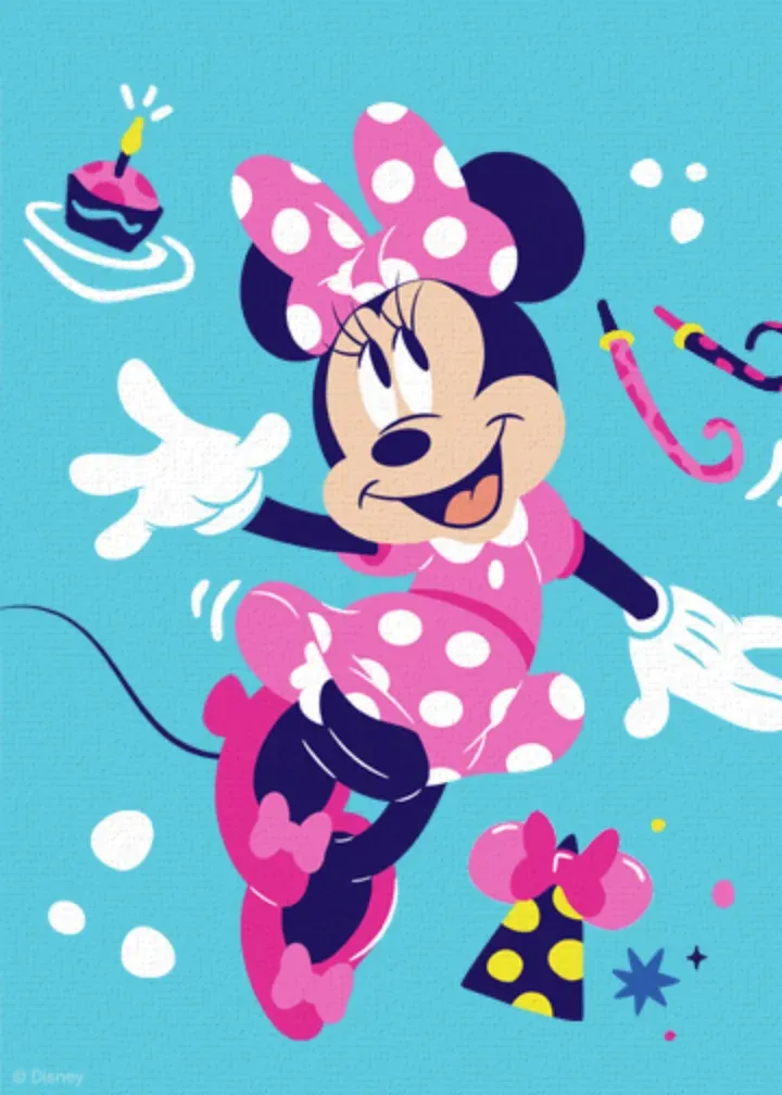 Minnie Happy Birthday card inside left