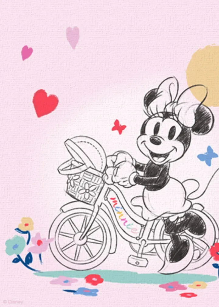 Minnie Mother's Day card inside left