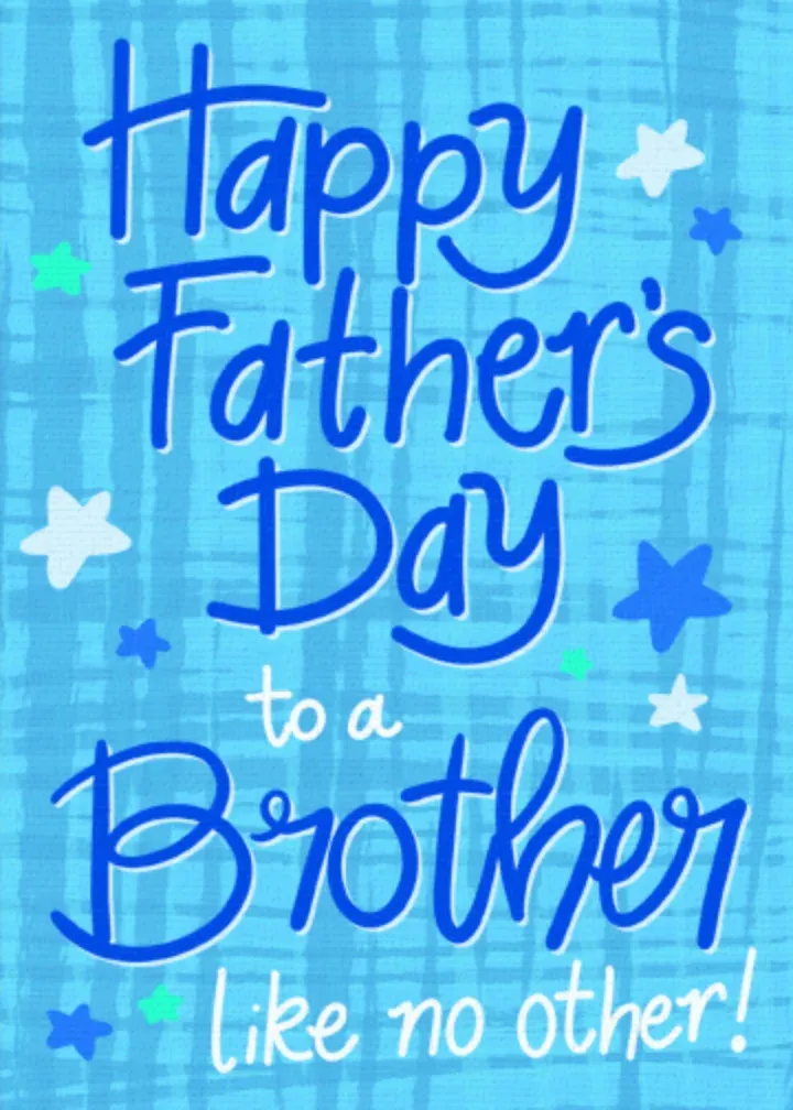 Brother Like No Other card front