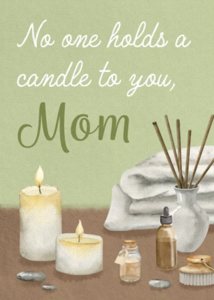 Candle Mom card front