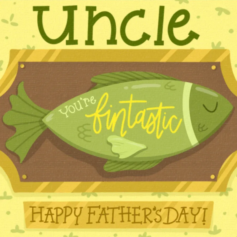 Fintastic Uncle card front