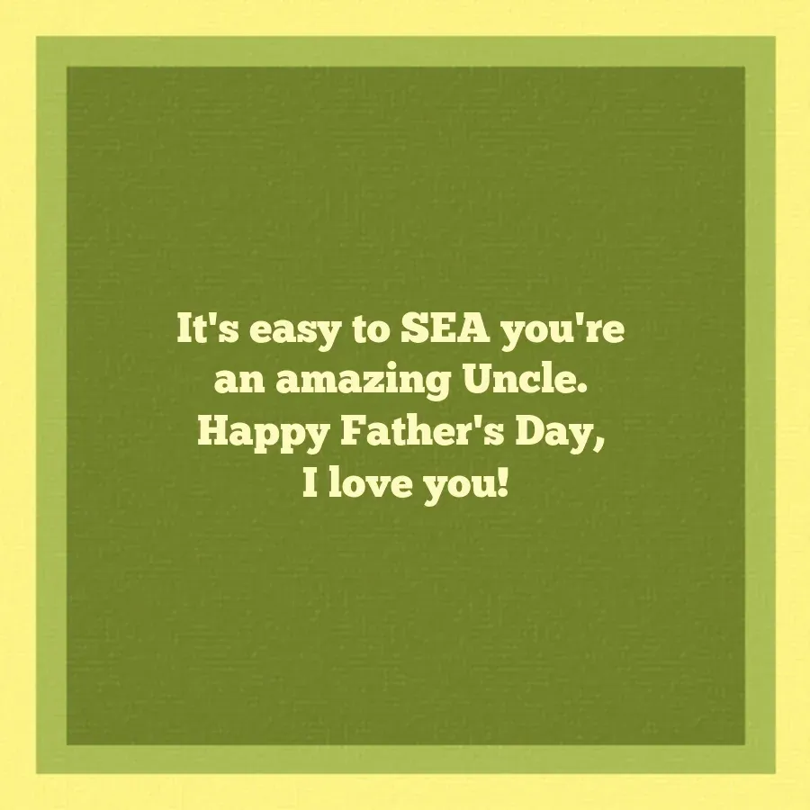 Fintastic Uncle card inside right
